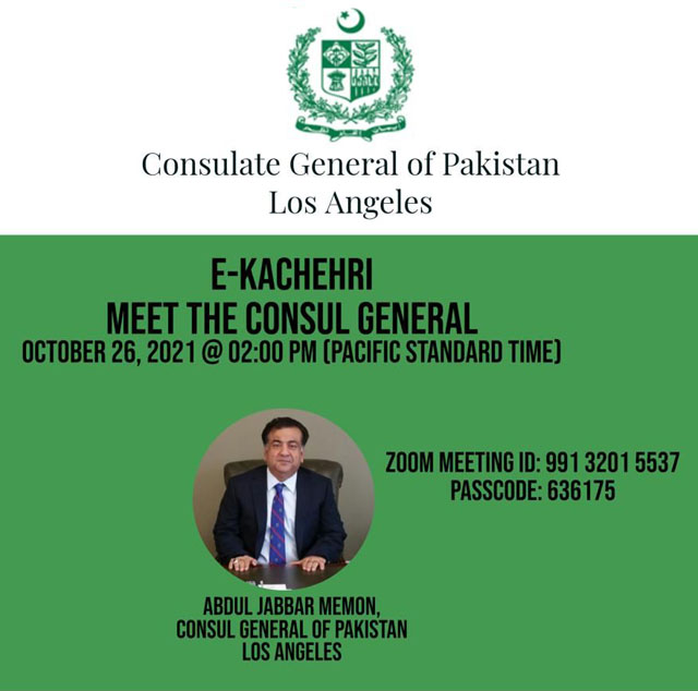 E-Kachehri: Meet the Consul General, October 26, 2021