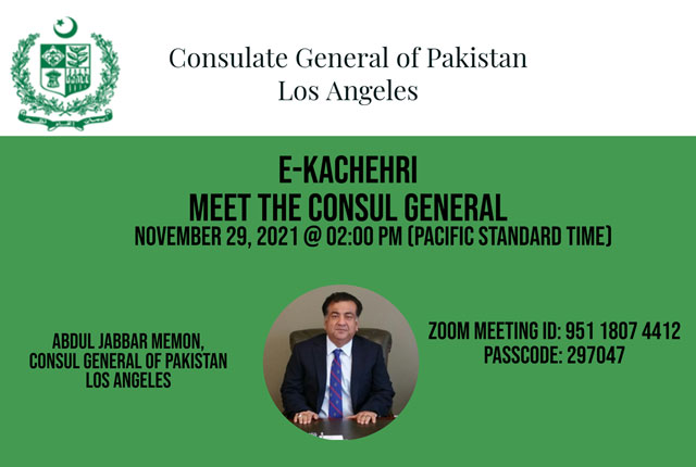 E-Kachehri: Meet the Consul General, October 26, 2021
